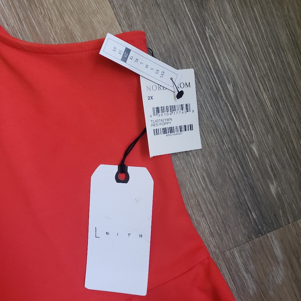 NWT LEITH SCOOP NECK MIDI DRESS - Picture 8 of 10